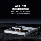 Aufero Laser Engraver Machine 5W Output Power, DIY Laser Engraver Laser Cutter and Engraver for Wood and Metal, Paper, Acrylic, Glass, Leather（5W） Aufero