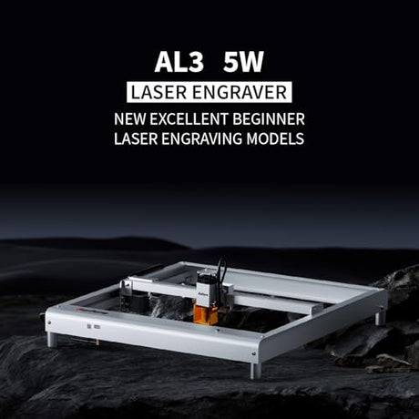 Aufero Laser Engraver Machine 5W Output Power, DIY Laser Engraver Laser Cutter and Engraver for Wood and Metal, Paper, Acrylic, Glass, Leather（5W） Aufero