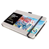 Funto Watercolor Journal, 8.5x5.5, 48 Pages, Cold-Pressed, Inner Paper Pocket and Elastic Band, Art Supplies for Mixed Media Funto