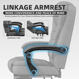 Office Chair, Big and Tall Ergonomic Gaming Chair for Adults, Comfy Reclining Computer Chair with Footrest, Adjustable Swivel Desk Chair, Executive Gamer Chair, Comfortable Silla Gamer for Home & Game SITMOD