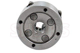 Shars 4" 4 Jaw Independent Chuck Solid Hard Jaws with 1-1/2-8 3.93" Semi-Machined Threaded Back Plate, Machining Required 202-5419+202-6108-6 L[ Shars