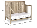 Suite Bebe Barnside 4-in-1 Convertible Crib in Vintage Chestnut Suite Bebe
