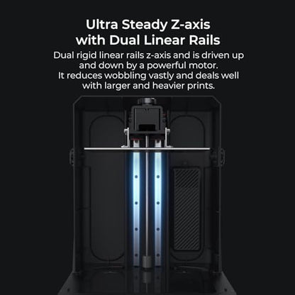 Creality Resin 3D Printer Halot-Mage, 8K Resolution Outperforms 12K Print Detail 10.3" Monochrome LCD UV Photocuring Larger Resin Printer with High-Precision Integral Light Fast Print Dual Z- - WoodArtSupply