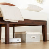 Mellow Naturalista Classic 16 Inch Solid Wood Platform Bed with Wooden Slats, Espresso, King Mellow