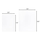 Frcctre 10 Pcs Aluminum Sublimation Photo Blanks, 8x10 inch and 6x8 inch Metal Sublimation Sign Blanks, Metal DIY Photo Sign Wall Frame Poster Decor for Living Room Bedroom, 2 Sizes Frcctre