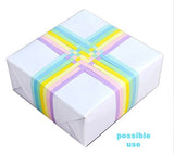 Holiday Christmas Grosgrain Ribbon Set for Gift Package Wrapping, Hair Bow Clip Accessory Making, Crafting, Decoration (60yd(12x5yd) 3/8" Grosgrain Ribbon-Xmas) Q-YO