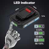 Nicetoro Replacement Battery for Dewalt 20V Battery 3.0Ah, Compatible with Dewalt DCB203 DCD/DCF/DCG Series Lithium Ion Batteries Nicetoro