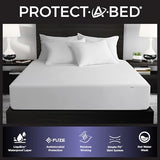 Protect-A-Bed Essential Mattress Protector Full, Dust Mite Resistant, Noiseless and Odor-Resistant Mattress Cover, 100% Waterproof Top, Machine Washable, Fits 11"-18" Mattresses Protect-A-Bed