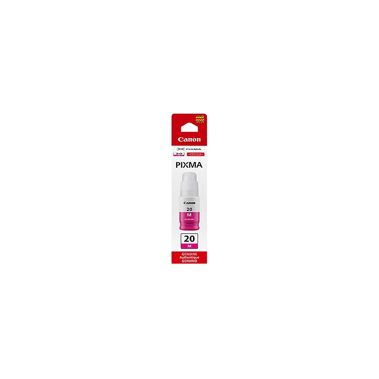 Canon GI-20 Magenta Ink Bottle, Compatible to PIXMA G6020 and G5020 MegaTank Printers, Mega Ink Bottle