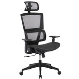 Realspace® Radano Mesh High-Back Executive Office Chair, Black, BIFMA Compliant Realspace