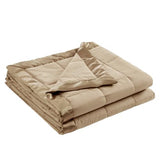 Madison Park Windom Down Alternative Blanket, Premium 3M Scotchgard Moisture Wicking Treatment, Lightweight and Soft Bed Cover For All Season, Satin Trim, Brown Twin Madison Park