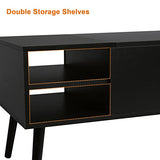 Koifuxii Coffee Table Lift Top - Black Coffee Table with Lifting Top and Hide Compartment Storage - Rectangle Coffee Table Wood - Lift up Coffee Tables for Living Room Koifuxii