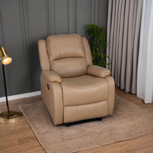 RecPro Charles Collection | 30" Zero Wall Wall Hugger Recliner | RV Living Room (Slideout) Chair | Toffee, 1-Pack RecPro