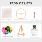 PYHIRRY Punch Needle Kits Adults Beginner Cactus，with Tool, Hoop, Yarn, Fabric & Video Tutorials -Complete Punch Needle kit for Home Decor Craft for Wall Art & Gifts