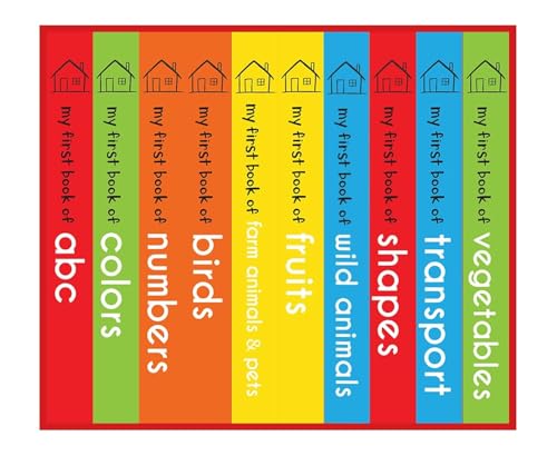 My First Library: Boxset of 10 Board Books for Kids WoodArtSupply