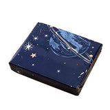 MAG 4 Pcs Bedding Set Space Galaxy Sheets,Planets Stars Queen Sheet Set for Kids Teens Boys Girls and Space-Lovers,Super Soft Microfiber,with 1 Fitted Sheet 14''Deep Pocket +1 Flat Sheet+2 Pillowcase. MAG
