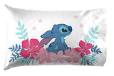 Jay Franco Kids Sheet Set with Fitted, Flat Sheets & Pillow Cover - Ultra-Soft Bedding with Pillowcase for Room Decor, Pink - Lilo & Stitch, 4 Piece Full Jay Franco