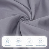 Twin Fitted Sheet (Bottom Sheet Only) Compatible with Milliard Trifold Mattress Folding Mattress, Ultra Soft & Breathable Cover for Camp Bunk Rvs Bed(Gray,Twin,6") URZGU