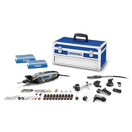 Dremel 4300-9/64 Versatile Rotary Tool Kit with Flex Shaft - 9 Attachments & 64 Accessories - Ideal for Engraving, Etching, Sanding, and Polishing - WoodArtSupply