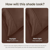 California Design Den Full Size Bed Sheets Set - Soft 400 Thread Count Sateen, Natural 100% Cotton Sheets with Deep Pockets, Breathable, and Durable Bedding Set - Espresso Chocolate Brown California Design Den