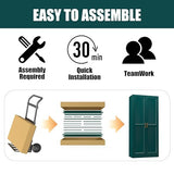 MetalMax 71" Tall Metal Storage Cabinet, Kitchen Pantry Storage Cabinets with Doors and 4 Shelves, Food Pantry Cabinet, Large Cupboard, Utility Steel Cabinets for Dining, Kitchen, Living Room, Green MetalMax