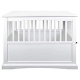 Casual Home Wooden Large Pet Crate, End Table, White 36.50" x 24.00" x 29.25" Casual Home