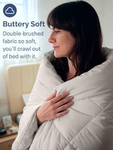 Queen Size, Light Gray Alternative Down Comforter - Warm, Lightweight & Breathable Hotel Quality Bedding for Men, Women, Kids & Teens - All Season Oversized Cooling Microfiber Duvet Insert Comforter CGK Unlimited