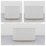 M2 Retail Modern Reception Desk with Counter, White Upgraded Front Counter Table for Beauty, Spa, Nail, Hair Salon, Lobby, 1500 * 600 * 1000mm(59 * 24 * 39'') M2 Retail