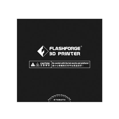 Flashforge 3D Printing Build Surface, 3D Printer Heat Bed Platform Sticker fit Adventurer 3, AD3C, Adventurer 3 Lite,Adventurer 3 Pro (5pcs) - WoodArtSupply