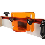 O'SKOOL 24 Inches Long Router Table Fence System with Feather Board, Bit Guard, Adjustable Stop and Dust Port O'SKOOL