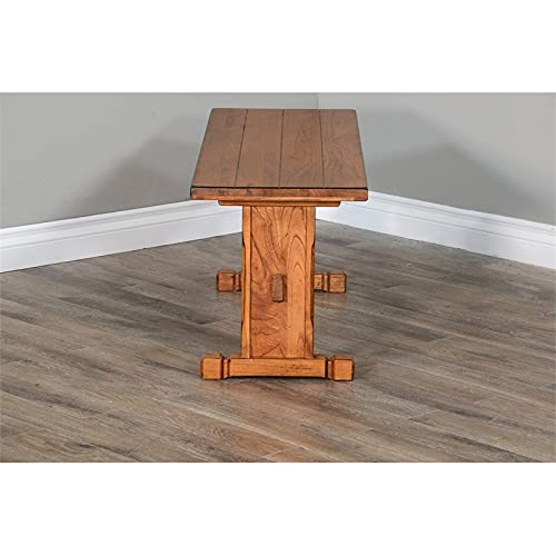 Pemberly Row Farmhouse Wood Kitchen Corner Breakfast Dining Nook Set with Hidden Storage in Rustic Oak - WoodArtSupply