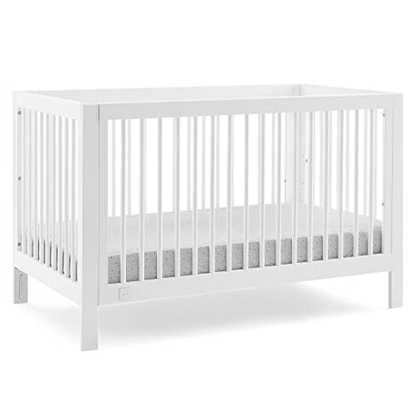 GAP babyGap Charlie 6-in-1 Convertible Crib - Greenguard Gold Certified, Bianca White Delta Children