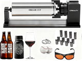 Creality Laser Rotary Roller Pro, 4-in-1 Y-axis Rotary Chuck for Creality Falcon Series Laser Engravers, Includes M6 Riser for Falcon A1, Multi-Function Rotary Kit with Goggles for Cylindrical Objects SainSmart
