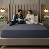 Utopia Bedding Full Deep Pocket Queen Fitted Sheet, Fits up to 21 Inch Mattress - Hotel Luxury, Soft, Breathable and Comfy - Shrinkage and Fade Resistant - Easy Care (Grey) Utopia Bedding