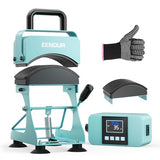 EENOUR Hat Press, Hat Heat Press Machine with 2 Platens & Caps Stretcher, Hat Press Heat Machine for Caps with Memory Mode, Precise Time and Temperature Control, Heat Transfer Printing for Caps, Hats EENOUR