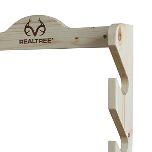 Rush Creek Creations Real tree 4 Gun Wall Rack with Hidden Hardware - Handcrafted - Durable Rush Creek Creations
