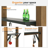 Modern Shade Grill Gazebo 6' X 8', Cedar Wood Gazebo with Shelves and Paper Towel Holder, Patio Gazebo with Galvanized Steel Roof, USB and USB-C Charging Ports, BBQ Gazebo for Patio Backyard Modern Shade Outdoor Living Spaces