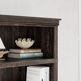 IDEALHOUSE 5 Tier Bookcase, Farmhouse Book Shelf with Storage Open Display Bookshelves, 71" Tall Book Case Wooden 5 Shelf Bookcase Home Decor Furniture for Home Office, Living Room, Bed Room - Cherry IDEALHOUSE