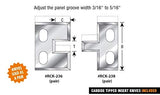 Amana Tool - Adj. Shaper Tongue/Groove Set (61218), Industrial Grade Amana Tool