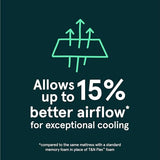 Tuft & Needle Original Hybrid Medium Cal King Mattress in a Box, Adaptive Foam, Pocketed Coils, Cooling Pressure Relief, 100 Night Trial, Fiberglass Free, CertiPUR-US, 10-Year Limited Warranty Tuft & Needle