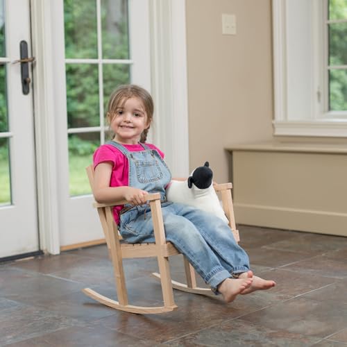 Lehman's Handcrafted Eli & Mattie Amish Made Children's Size Wooden Rocking Chair Lehman's