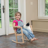 Lehman's Handcrafted Eli & Mattie Amish Made Children's Size Wooden Rocking Chair Lehman's