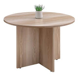 nbf signature series at Work Round Conference Table 42" Dia Warm Ash Laminate nbf signature series