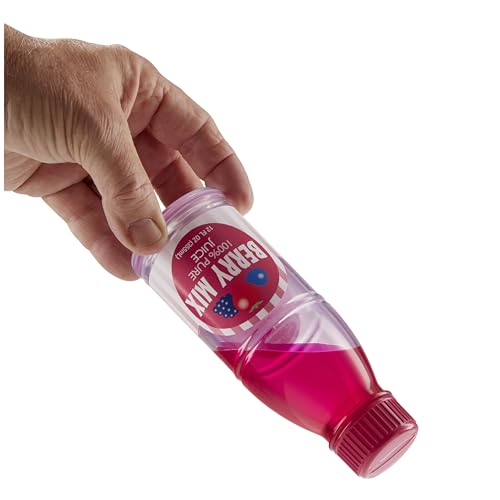 Melissa & Doug Tip & Sip Toy Juice Bottles and Activity Card (6 Pcs) - Pretend Play Food Set, Play Kitchen Food For Ages 3+ Melissa & Doug