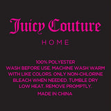 Juicy Couture King Size Silk Satin Bed Sheet Set, Deep Pocket Silky King Sheet Set with 1 Fitted Sheet, 1 Flat Sheet and 2 Pillow Case, Wrinkle Resistant and Anti Pilling Bed Sheets - Pink Juicy Couture