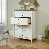 Sauder Cottage Road 4-Drawer Chest, Soft White finish, L: 32.44" x W: 19.29" x H: 44.92" Sauder