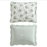 Laura Ashley - Twin Quilt Set, Elegant Lightweight Bedding with Matching Sham(s), Super Soft and Cozy Home Decor (Portland Floral Green, Twin) Laura Ashley