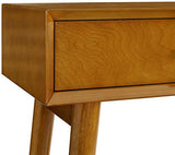 Crosley Furniture Landon Sofa Console Table with Drawers and Shelf for Hall, Entryway, or Living Room, Acorn Crosley Furniture