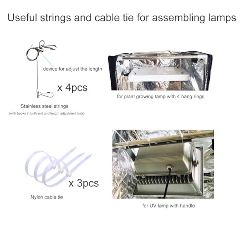 FUNGDO DIY Enclosure with Cooling Fan for DIY Shoe Icing Box Make Yellow/Oxidized Soles Icey/White Again or Making DIY 3D Printer Curing Enclosure Curing Station (Without Lamp) - WoodArtSupply