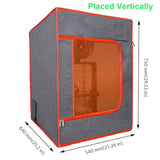 Dual-Placement Resin 3D Printer Enclosure Cover Tent with Adjustable Ventilation Exhaust Fan kit Compatible with Creality Anycubic Elegoo Series Mars 5 Ultra, Photon Mono 4 Resin UV 3D Printer HOCENWAY